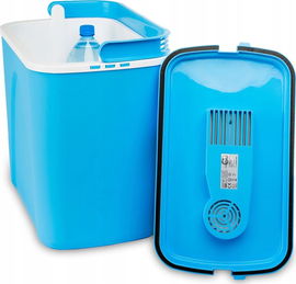 Lodówka Elektryczna Turystyczna Samochodowa plaża biwak niebieska 12V 22 L