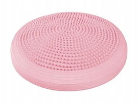 PODUSZKA BALANSOWA POWIETRZNA SENSORYCZNA DO ĆWICZEŃ JEŻYK 33 CM Różowa