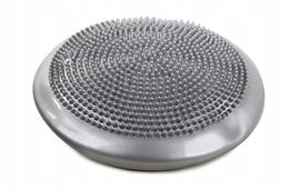 PODUSZKA BALANSOWA POWIETRZNA SENSORYCZNA DO ĆWICZEŃ JEŻYK 33 CM SZARA