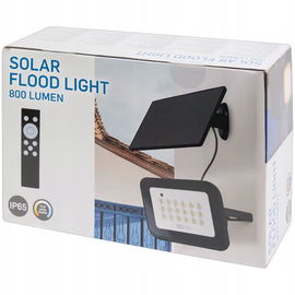 LAMPA SOLARNA ŚCIENNA OGRODOWA LED Z PILOTEM WODOODPORNA IP65 800 LUMENÓW