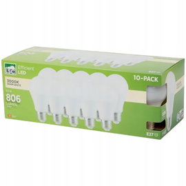 Żarówki LED LSC E27 chłodne białe światło 10 sztuk 806 lm 4000k 8,5w