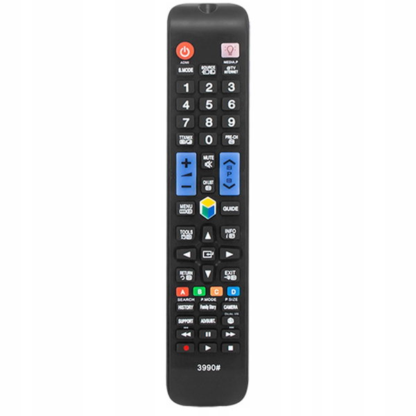 PILOT UNIWERSALNY 3990# SAMSUNG SMART DO WIELU MODELI TV VCD DVR CZARNY