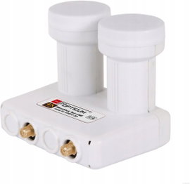 Konwenter OPTICUM MONOBLOCK TWIN LMTP-04H 4K UHD 0,1 dB 10,7 - 12,75 Ghz