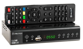 TUNER DEKODER DO TV NAZIEMNEJ TV DVB-T2 H.265 HEVC USB CABLETECH URZ0336C