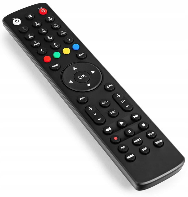 Pilot CryptoBox CR 600HD 652HD 650HD 700HD AB ALV3L TV PULSE SE CZARNY