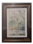 RAMKA NA ZDJĘCIA 18 x 23 CM Z OZDOBNĄ BRĄZOWĄ RAMKĄ W STYLU GLAMOUR PIĘKNA