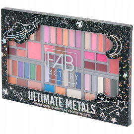 Paleta do Makijażu Ultimate Metals Cienie Róże Brązy Puder Błyszczyk 66 ele