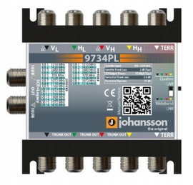 Multiswitch Unicable Wideband dSCR II 5/2 7 wyjść firma Johansson 9734PL
