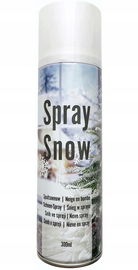 SZTUCZNY ŚNIEG SPRAY OZDOBNY DO DEKORACJI Magic Village DUŻA BUTLA 300 ML