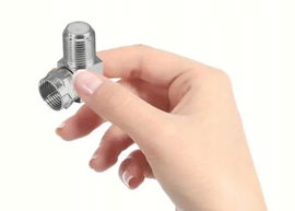 Przejście złącze kątowe wt F-gn-F ZLA2561 gniazdo adapter tv sat