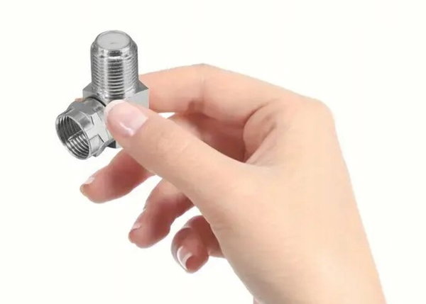Przejście złącze kątowe wt F-gn-F ZLA2561 gniazdo adapter tv sat