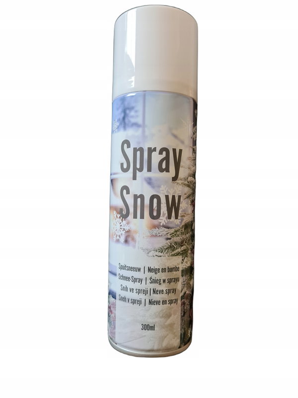 SZTUCZNY ŚNIEG W SPRAYU BUTELKA SPRAY REALISTYCZNY EFEKT ŚNIEGU 300ml x 2