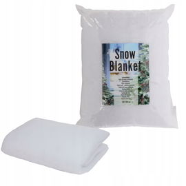 KOC ŚNIEŻNY DEKORACYJNY POD CHOINKĘ MATA PUCHOWA SZTUCZNY ŚNIEG 1m x 1m