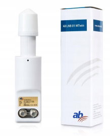 Konwerter AB LNB 01 Twin DO DEKODERÓW SATELITARNYCH HD lte MULTIROOM 22khz