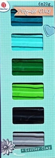 Modelina glinka polimerowa termoutwardzalna do malowania 6 x 20g DecoTime Z