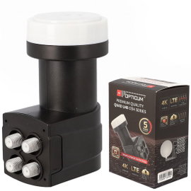 Konwerter LNB QUAD OPTICUM RED 03H SATELITARNY PREMIUM POLSAT CANAL+HD NC+