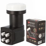 Konwerter LNB QUAD OPTICUM RED 03H SATELITARNY PREMIUM POLSAT CANAL+HD NC+