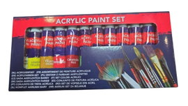 Akryle Farby akrylowe Zestaw 12 kolorów x 12ml w tubkach