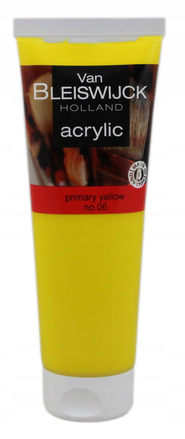 Farba akrylowa profesjonalna tuba Primary Yellow no.06 Van Bleiswijck 250ml