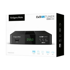 Tuner dekoder DVB-T HEVC Kruger&Matz H.265 KM0550D SCART EPG USB dekoder
