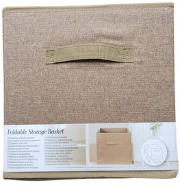 Składany kosz do przechowywania Home Accents organizer 30x30 cm JASNY BRĄZ