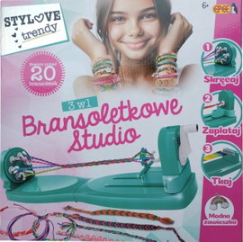 Zestaw do zrobienia bransoletek 3w1 Bransoletkowe Studio Stylove Trendy 3+