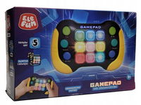 ANTYSTRESOWA GRA ZRĘCZNOŚCIOWA GAMEPAD 5 TRYBÓW ŚWIATŁO DŹWIĘK ELEFUN BLACK
