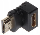 Adapter kątowy łącznik HDMI 2.0 Black ultra hd 4k audio ZLA0666
