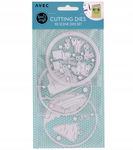 Wykrojnik szablon 3D Scenka Auto ŚLUB do wycinania embossing avec 3 sztuki