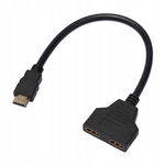 Rozdzielacz Rozgałęźnik Splitter HDMI 1x2 FULL HD 31 CM CANAL+ WIFIBOX NC+