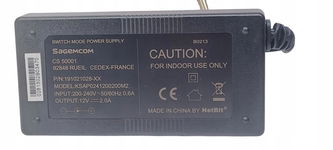 ZASILACZ SAGEMCOM KSAP0241200200M2 DEKODERY CANAL+ POLSAT WIFIBOX 12V 2.0A