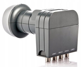 Konwerter satelitarny quatro Fuba multiswitch nc+ canal+ polsat lte DEK 407