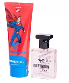 Zestaw Prezentowy Kosmetyków dla Mężczyzny Nastolatka Perfuma Żel SUPERMAN