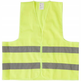 Kamizelka odblaskowa ochronna ostrzegawcza drogowa rowerowa roz. XL ŻÓŁTA