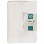 Ręcznik kąpielowy 100 % BAWEŁNA FROTTE 525 GSM MIĘKKI 50 x 100 cm BIAŁY