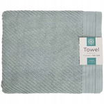 Ręcznik kąpielowy 100 % BAWEŁNA FROTTE ZIELONY 525 GSM MIĘKKI 70 x 140 cm