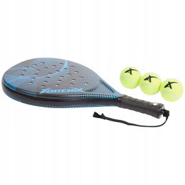 Profesjonalna Rakieta Andrenix PADL tenis plażowy +3 piłki zestaw niebieska