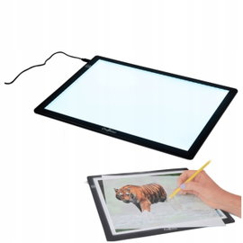 TABLET GRAFICZNY TABLICA PISANIE RYSOWANIE KALIGRAFI A4 Crafts & Co LED USB