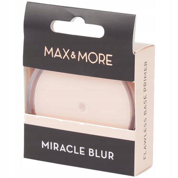 Podkład Max & More Miracle Blur 21g do makijażu wygładzający kolor beżowy