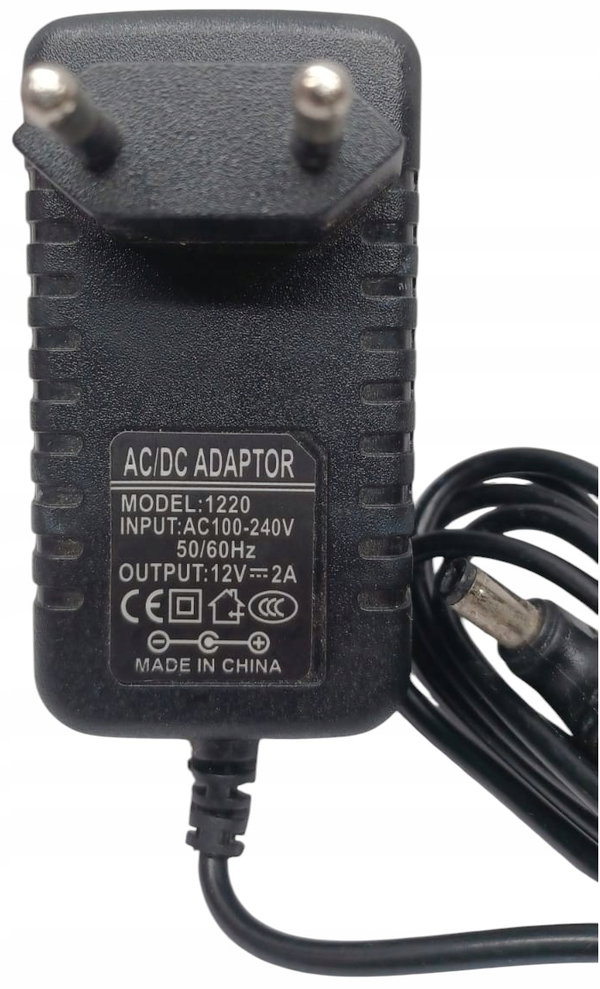 Zasilacz 1220 UNIWERSALNY DEKODERY DVD TAŚMY LED SWITCH GPS 12,5v 2,5A