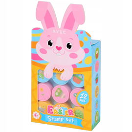 Stemple pieczątki kreatywne Kolorowe Wielkanoc dla Dzieci Avec 12 sztuk