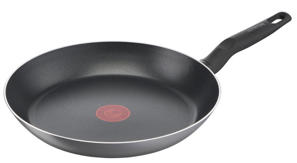 Patelnia tradycyjna Tefal Simply Clean 28 cm tytanowa z rączką do pieczenia