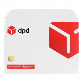 Tekturowe koperty DPD kurierskie 335x235 mm format A4 zestaw 50 sztuk