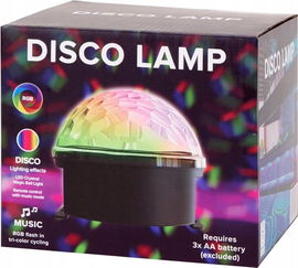 KULA DISCO PROJEKTOR RGB LAMPA LED DYSKOTEKOWY REFLEKTOR NA IMPREZE PILOT