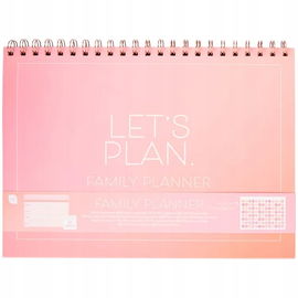 PLANER RODZINNY TYGODNIOWY POZIOMY KALENDARZ CODZIENNY 52 TYGODNIE MORELOWY