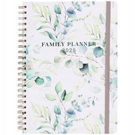 PLANER 2025 TYGODNIOWY PIONOWY KALENDARZ CODZIENNY SPIRALNY KALENDARIUM Z