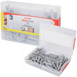 Kołki montażowe Fischer Profi-Box SX 3 rozmiary 5 6 8 mm zestaw 150 sztuk