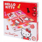 Gra planszowa HELLO KITTY 4 graczy super zabawa dla dzieci 2 plansze