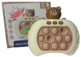 Gra zręcznościowa antystresowa fast push puzzle szybka maszyna do gier miś