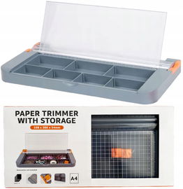 Gilotyna obcinarka do papieru z trymerem do zdjęc dokumentów biurowa A4